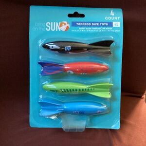 Torpedo Dive Toys Bundle 4 count/pack= 8 total NEW